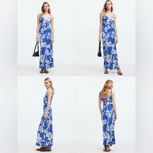 Madewell Tank Midi Dress in Floral
